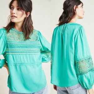 Anthropologie Sunshine Peasant Top